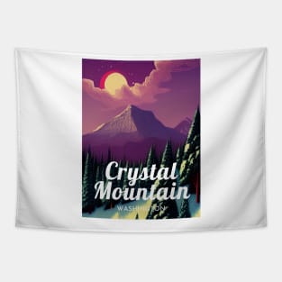 Crystal Mountain Washington United States Ski Tapestry