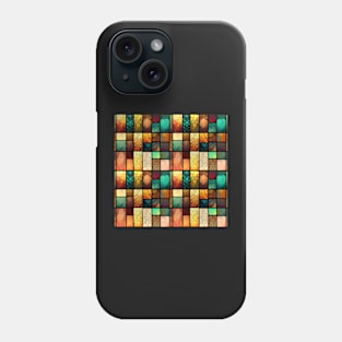 Stained glass colorful pattern, model 4 Phone Case