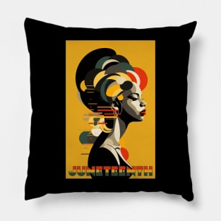 Juneteenth Modern Pillow