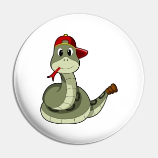 Snake with Cap Pin