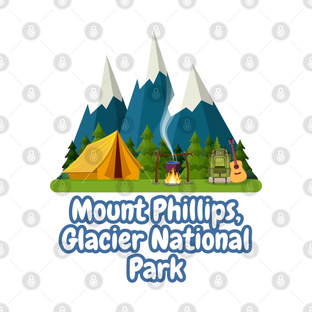 Mount Phillips, Glacier National Park by Canada Cities