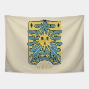 The sun tarot positive energy Tapestry