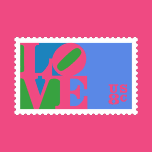 Love Stamp Stencil (Robert Indiana) by TRIME