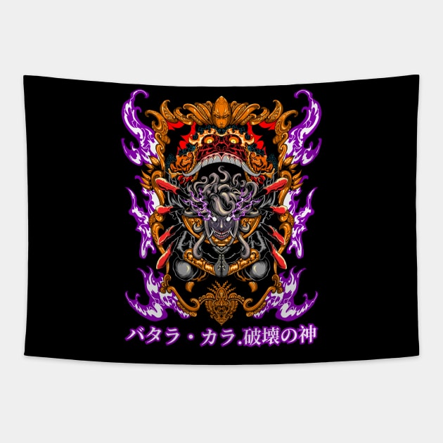 Batara Kala Hakai No Kami Tapestry by yavww design