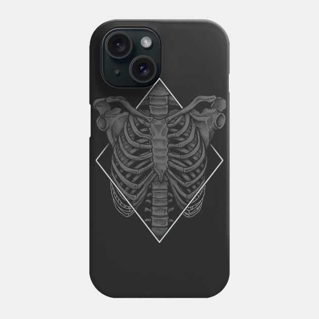 Bones Phone Case by Deniart