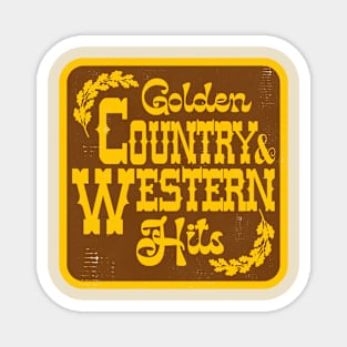 Golden Country  Western Hits Magnet