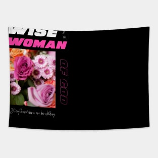 Wise Woman of God Tapestry