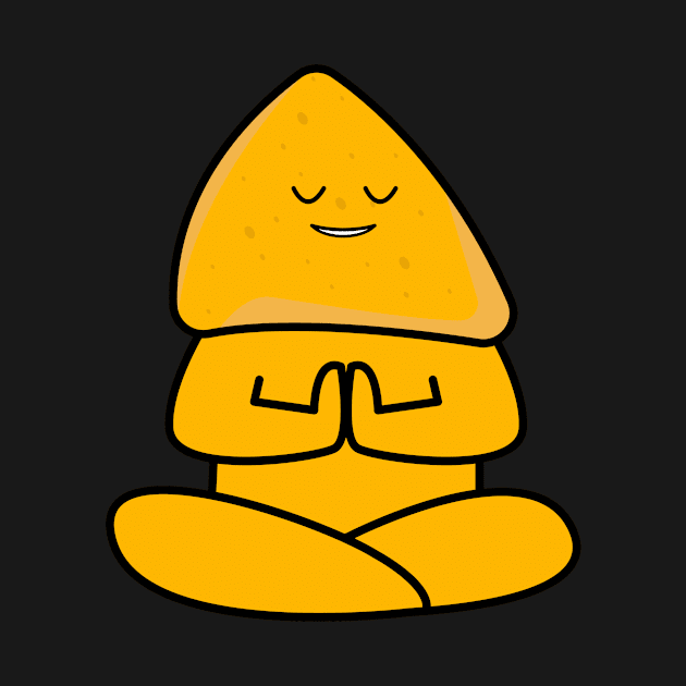 International yoga day with cute nachos character by Bekis