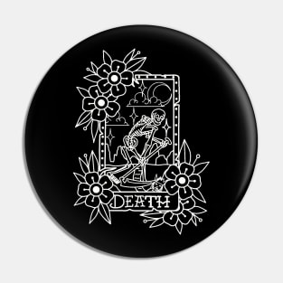 Death Tarot Card Pin