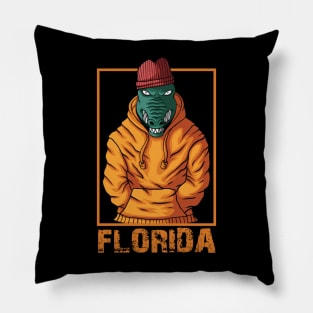 Florida Alligator, Pillow