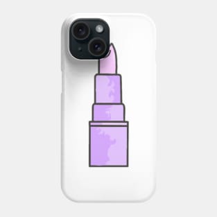 Pink Lipstick with Marble Case Phone Case