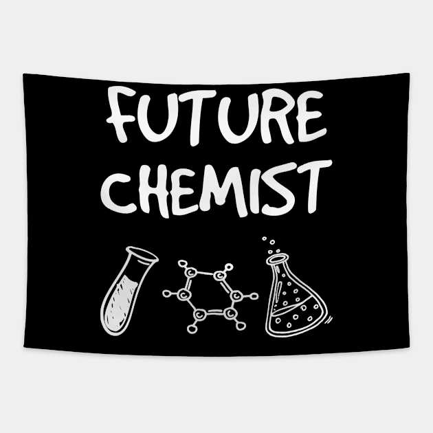 Future Chemist Tapestry by Polyart