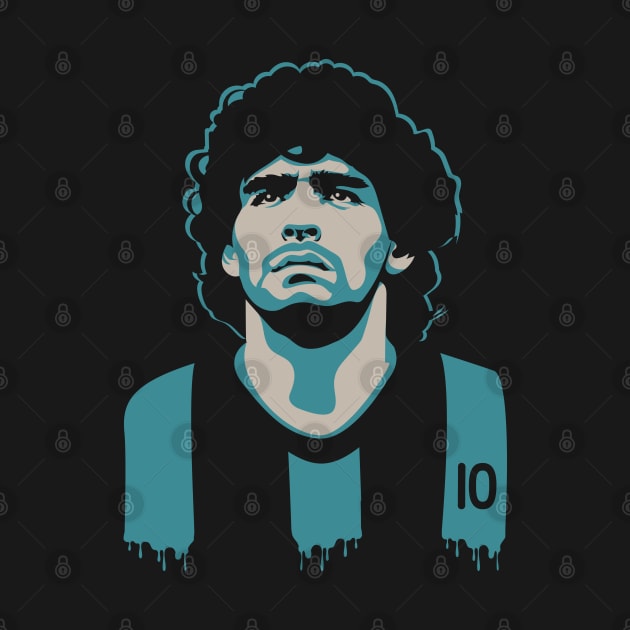 Diego Maradona by StripTees