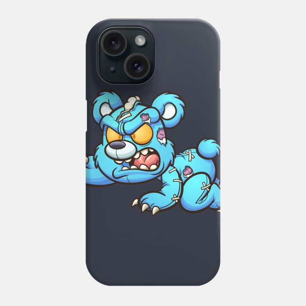 Evil Teddy Bear Phone Case by memoangeles