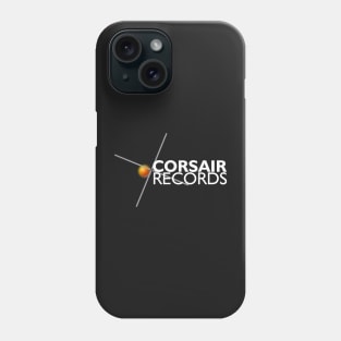 Corsair Records Logo White Text Phone Case