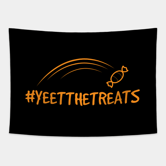 Yeet the Treats Tapestry by Sunny Saturated