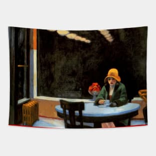 High Resolution Edward Hopper Automat 1927 Tapestry