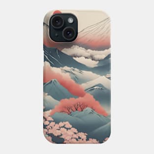 the pink sky of japan Phone Case