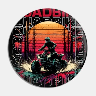 Quadbike Multitext Design Pin