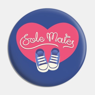 Sole Mates - Pink and Purple Pin