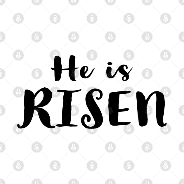 He Is Risen Cool Inspirational Easter Christian by Happy - Design