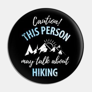 Mountains Hiking Pin