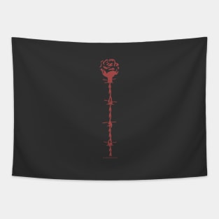 Barbed Rose Tapestry