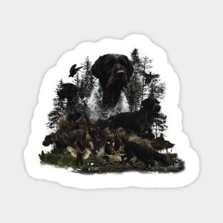 German Wirehaired Pointers Magnet