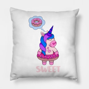 Sweet unicorn dreams Pillow