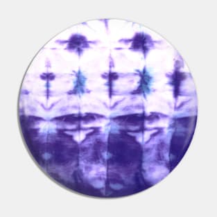 Purple Shibori Stripes Pin