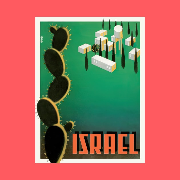 Israel, Poster. 1946 by UltraQuirky