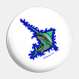 Marlin Rad Design Color Variant B Pin