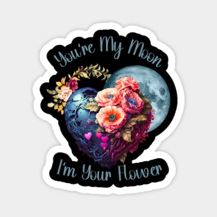 Lunar Bloom: You're my Moon, I'm Your Flower Magnet