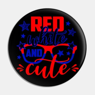 Kids  Cute Patriotic  4th Of July Independence Pin