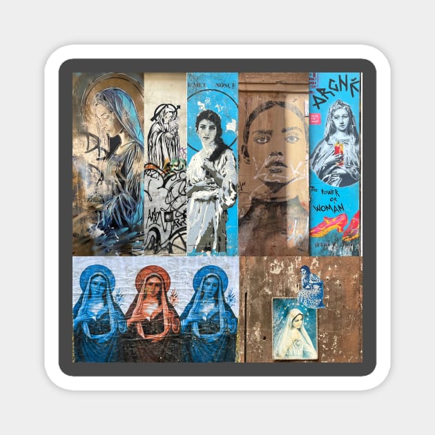 Holy & Human Magnet by Sigridur Dögg's Store