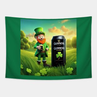 Folk Art Leprechaun Tapestry