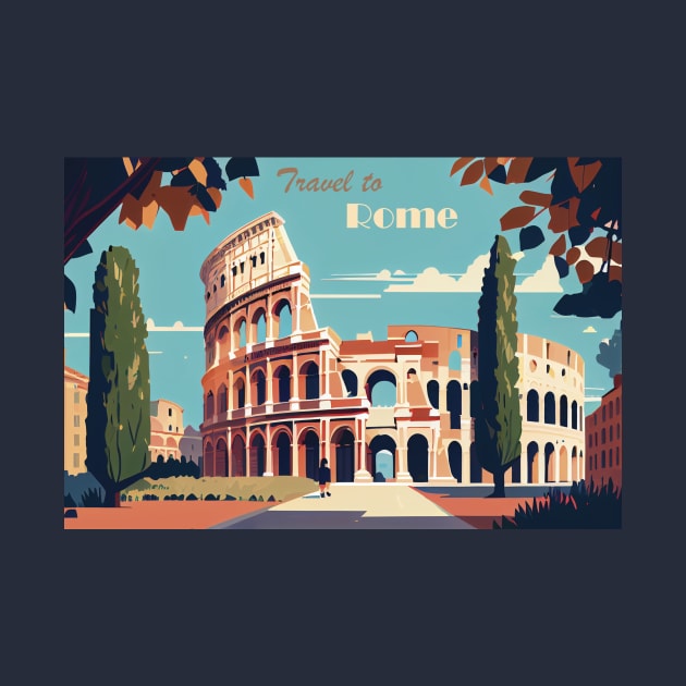 Coliseum, Rome, Italy by GreenMary Design