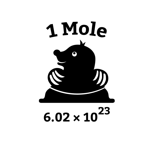 Funny Chemistry Shirts | 1 Mole Avogadro's Number by teemaniac