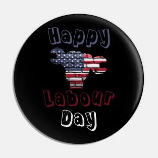 Happy labour day Pin