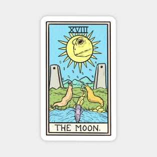 The Moon Toad Tarot Magnet