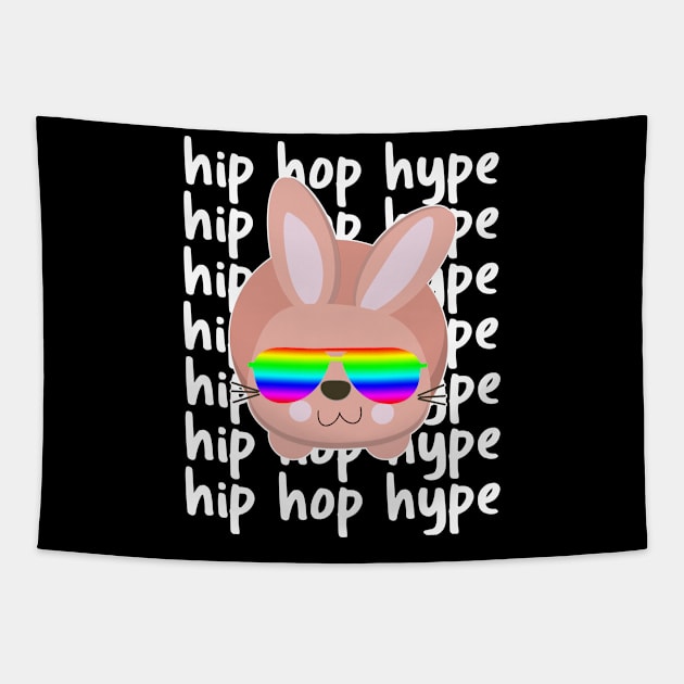 Hip Hop Hype Bunny Tapestry by Swagazon