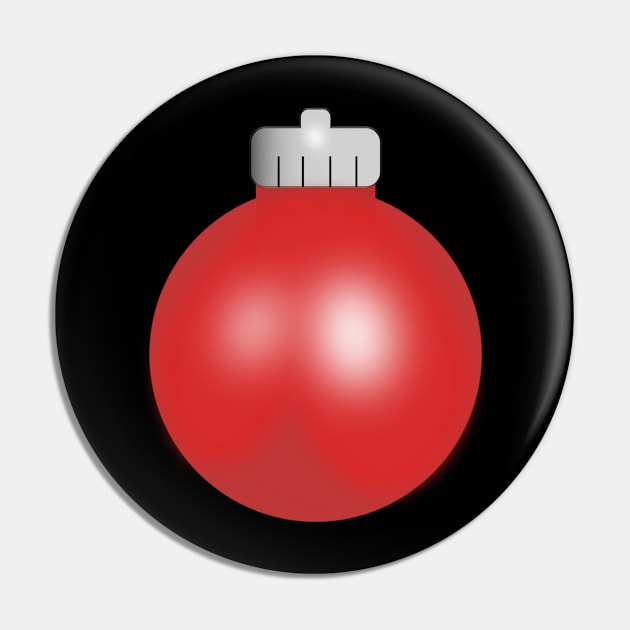 Christmas bauble Pin by designInk