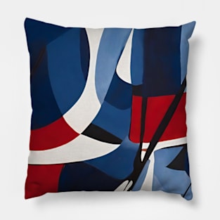 Modern And Modernist Pattern. Pillow