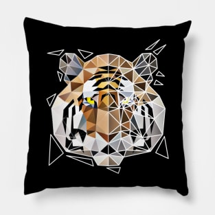 Geometric tiger Pillow