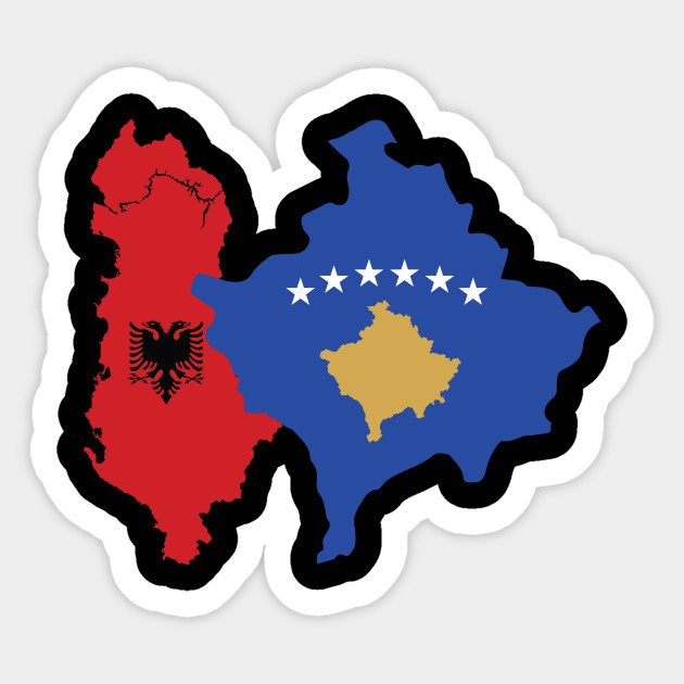 Kosovo Albania Kosovo Albania Sticker Teepublic