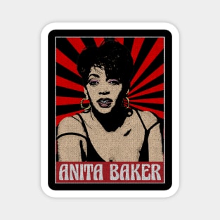 Anita Baker 80s Pop Art Magnet