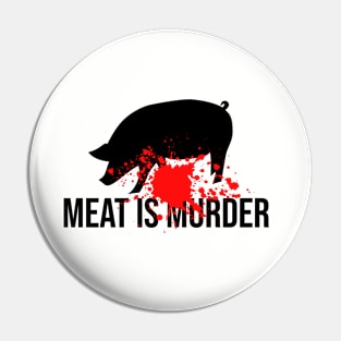 Meat is murder Pin