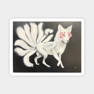 Fox Spirit (9 Tailed Fox) By Nikki Limpert Magnet