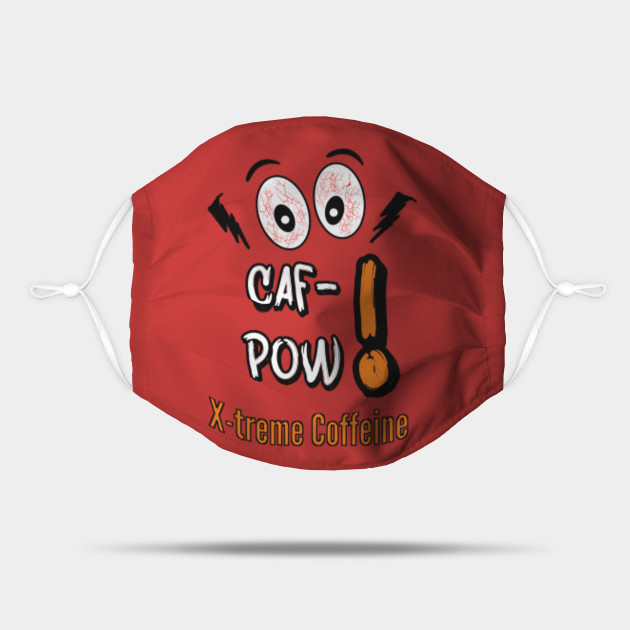 Caf Pow Tv Series Parody Mask Teepublic See more ideas about crafts, how to make ornaments, aunt peaches. teepublic