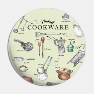 Vintage Cookware - Vintage Utensils - baking - Kitchen Art. Pin